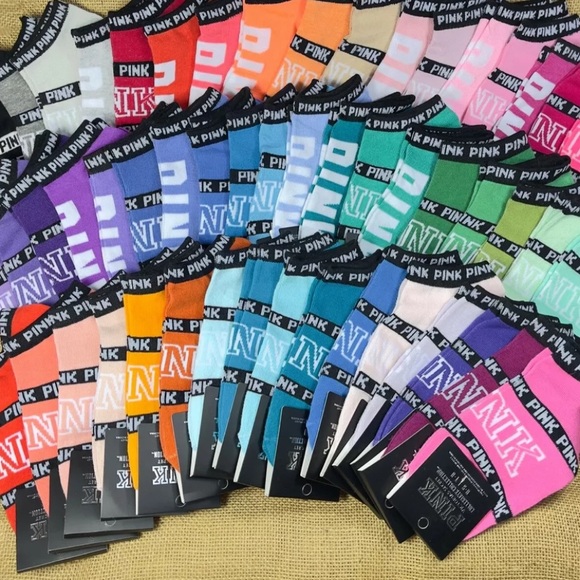 PINK Victoria's Secret Accessories - Victoria secret pink no show socks